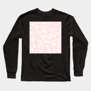 Living Coral Marble Pattern Long Sleeve T-Shirt